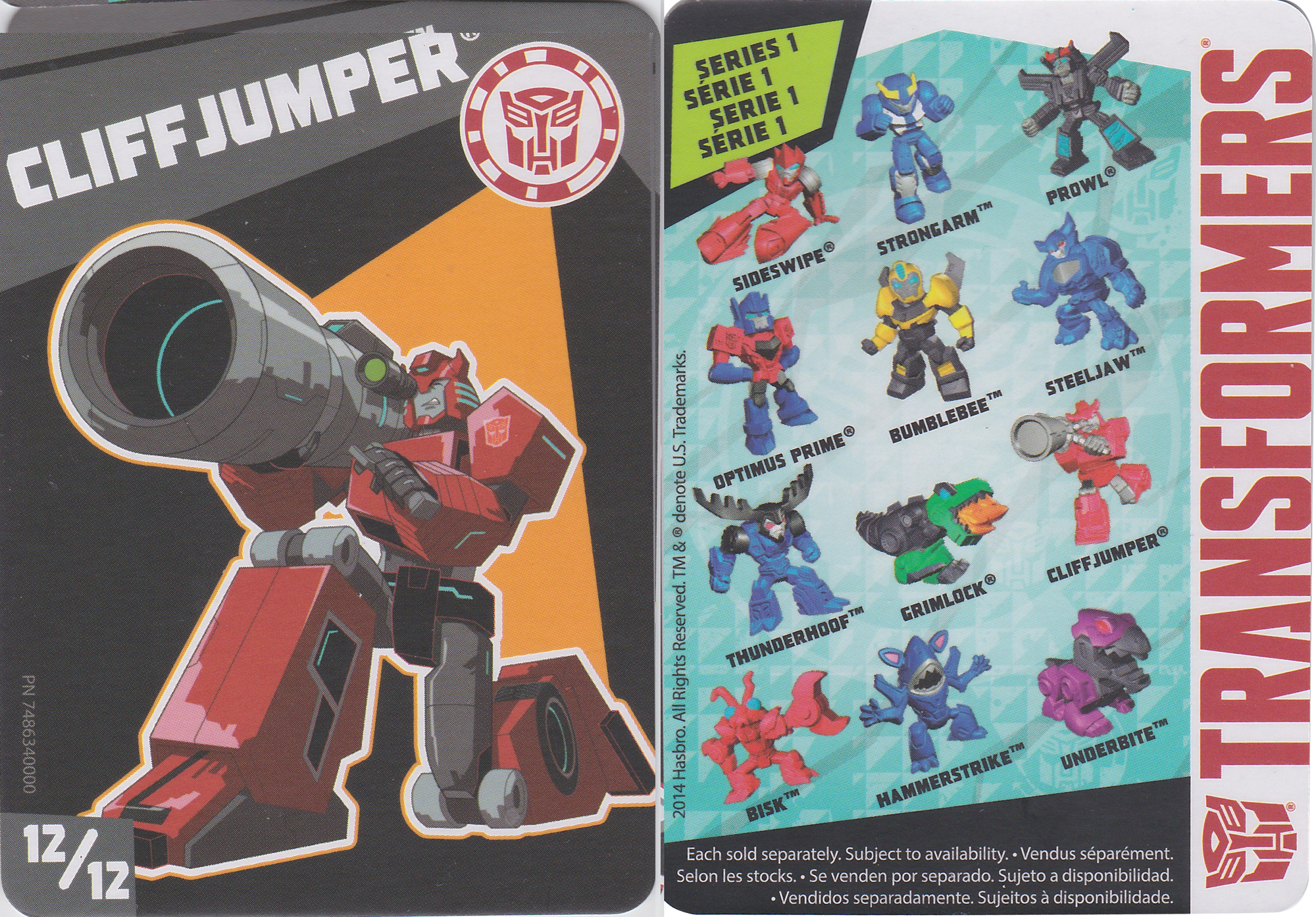 Tiny Titans Cliffjumper S1 12 12 Transformers Robots in