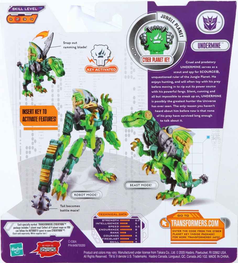 Scout Class Undermine (s48a) (Transformers, Cybertron, Decepticon