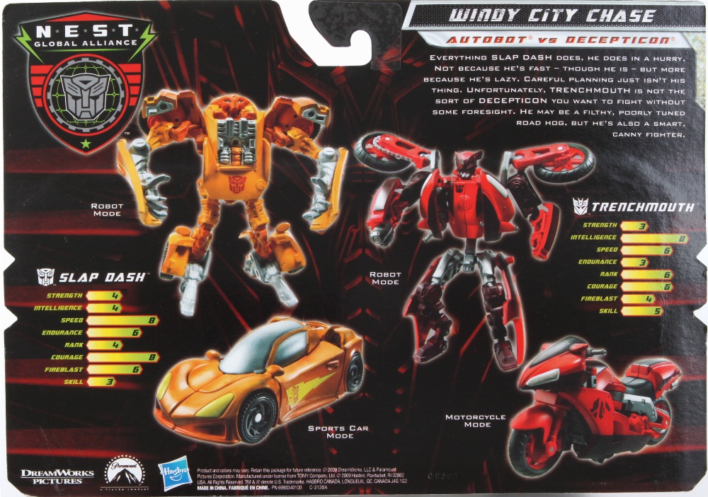 Versus Sets Windy City Chase Transformers Movie Revenge Of The Fallen Rotf Autobot Vs Decepticon Transformerland Com Collector S Guide Toy Info
