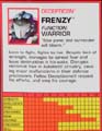 Frenzy hires scan of Techspecs