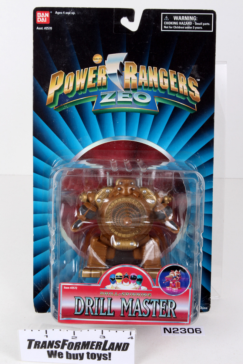 Sealed Power Rangers® Zeo Action Feature Drill-Spinning Drill