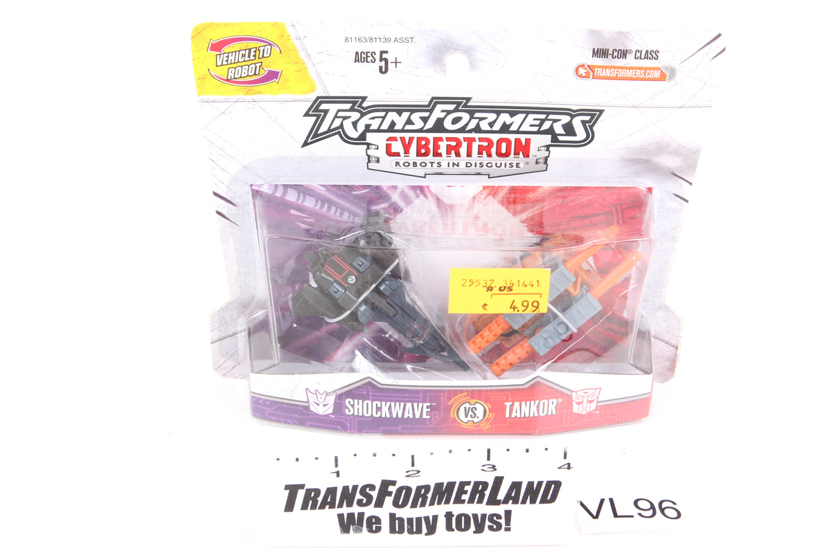Sealed Transformers® Cybertron Mini-Con Class Shockwave vs. Tankor SKU ...