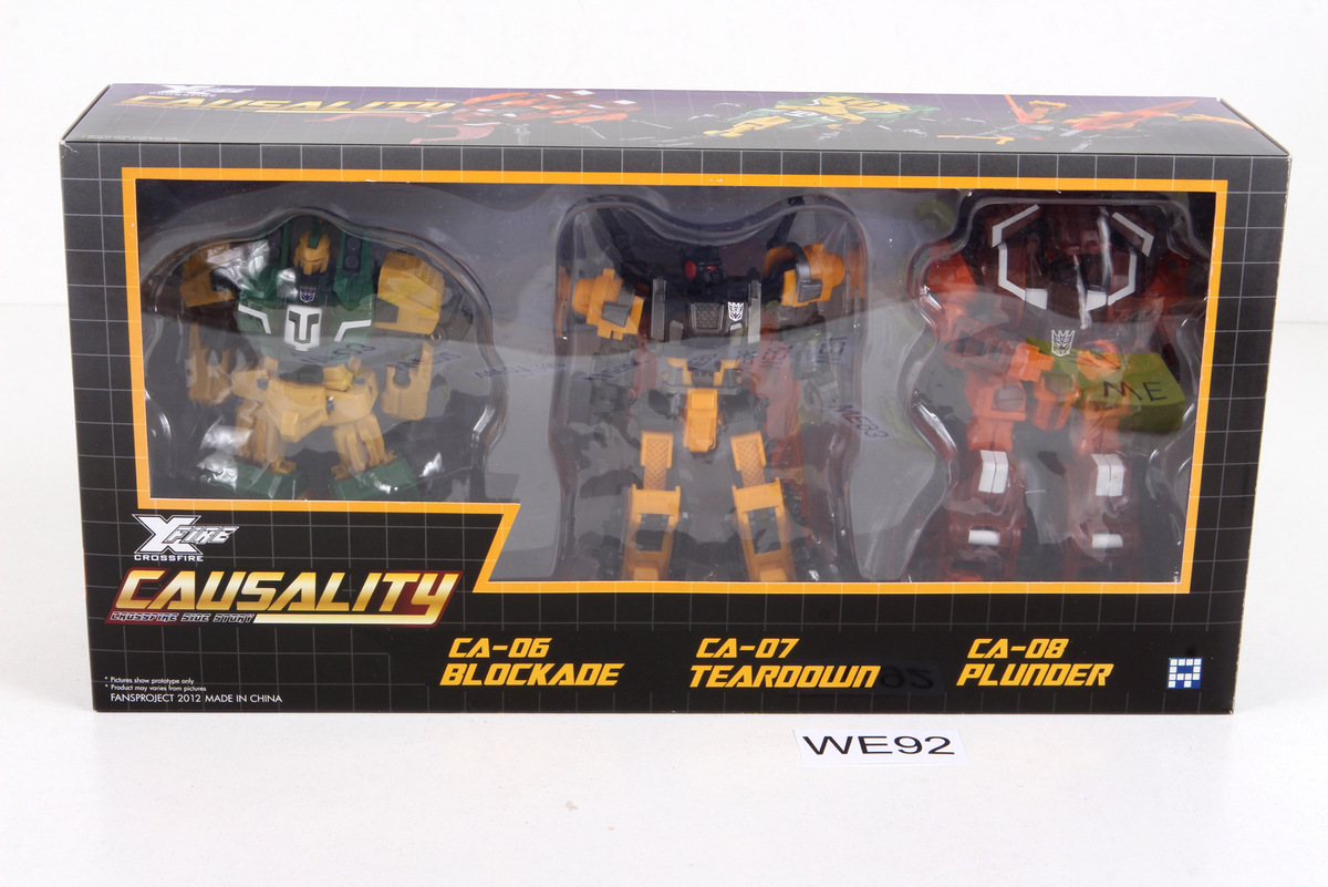 Packaged, not sealed 3rd Party Transforming Figures® FansProject