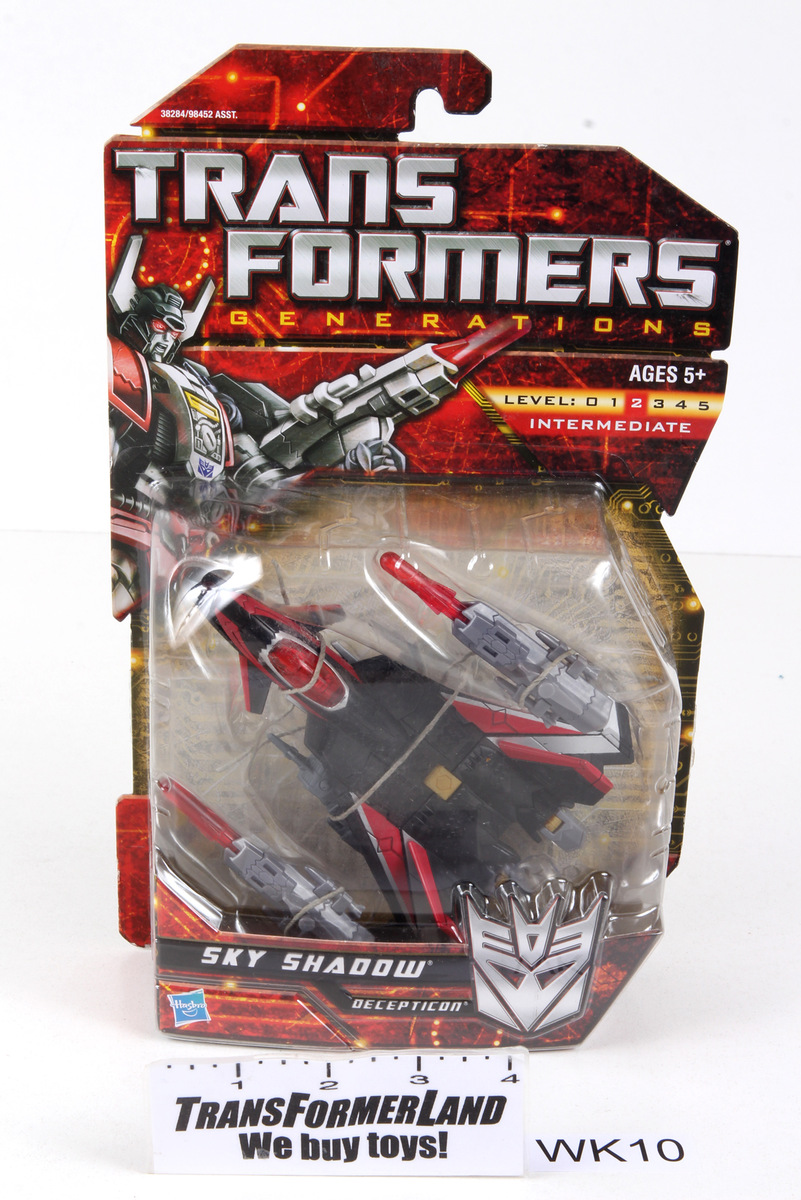 Sealed Transformers® Generations Deluxe Class Sky Shadow SKU 353264 ...