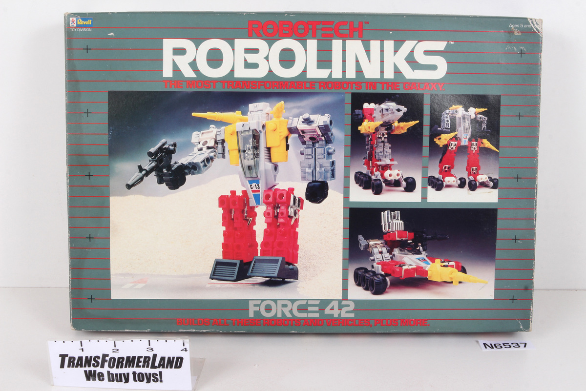 Packaged, not sealed Macross / Robotech® Robolinks Construction