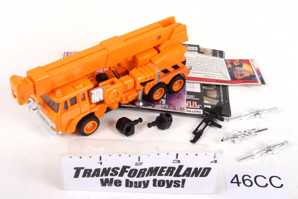 Complete Transformers® G1 Grapple SKU 375256 | Transformerland.com ...
