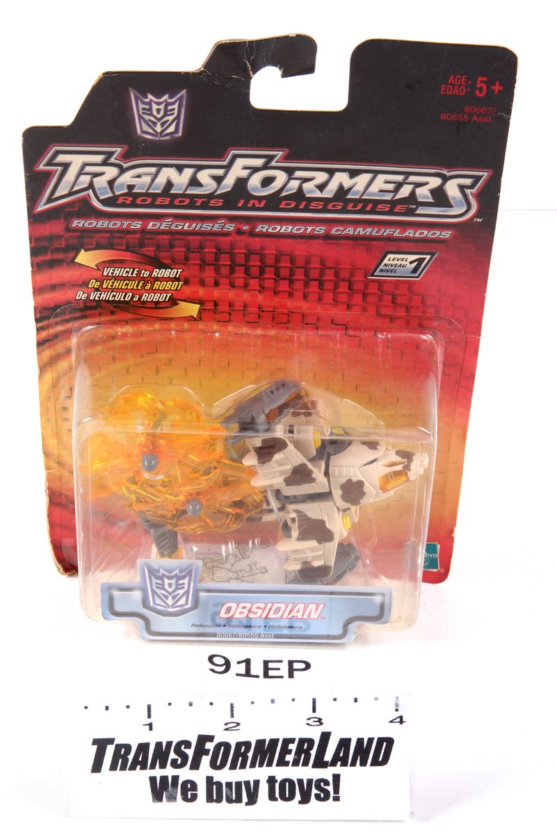 Sealed Transformers® Robots in Disguise (RID) Basic Class Obsidian SKU ...
