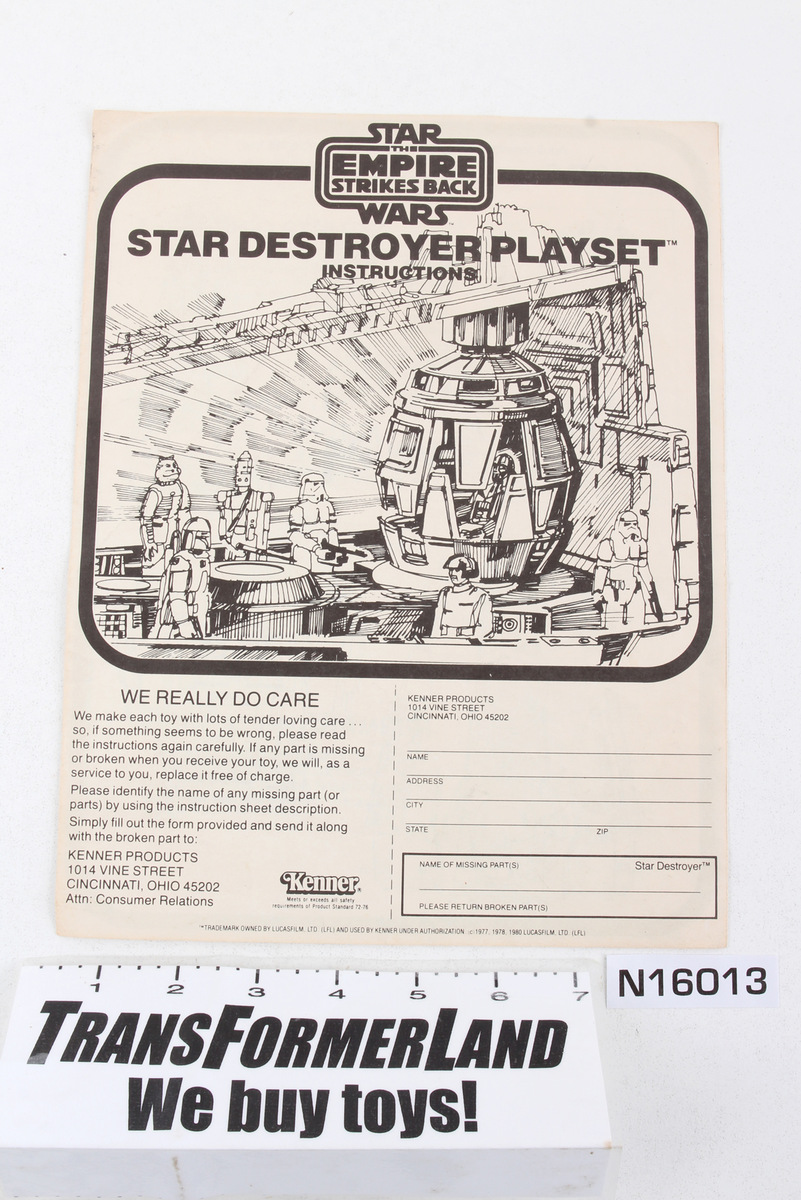 Star Wars® Original Kenner Series Vehicles Darth Vader's Star