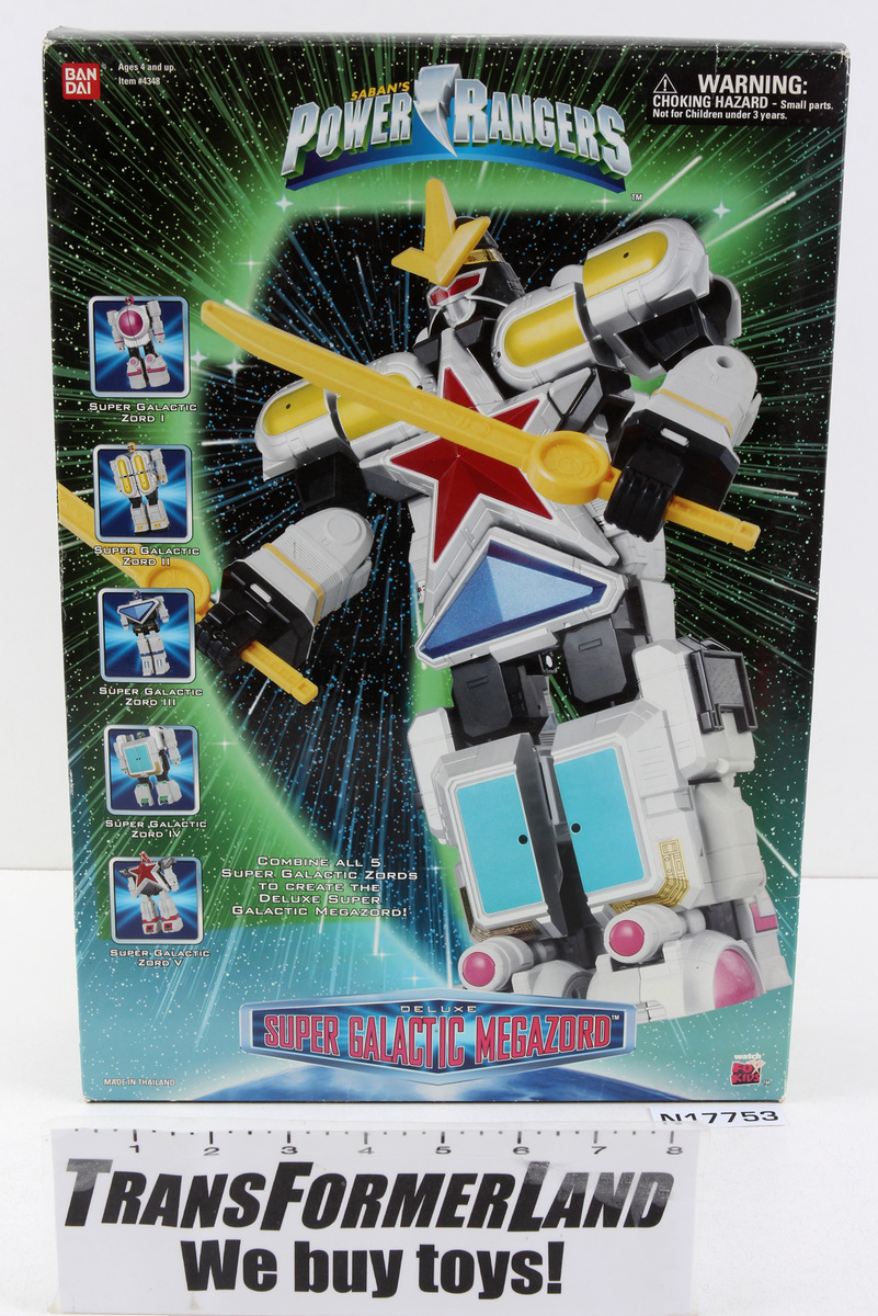 Packaged, not sealed Power Rangers® Zeo Deluxe (DX) Super Zeo
