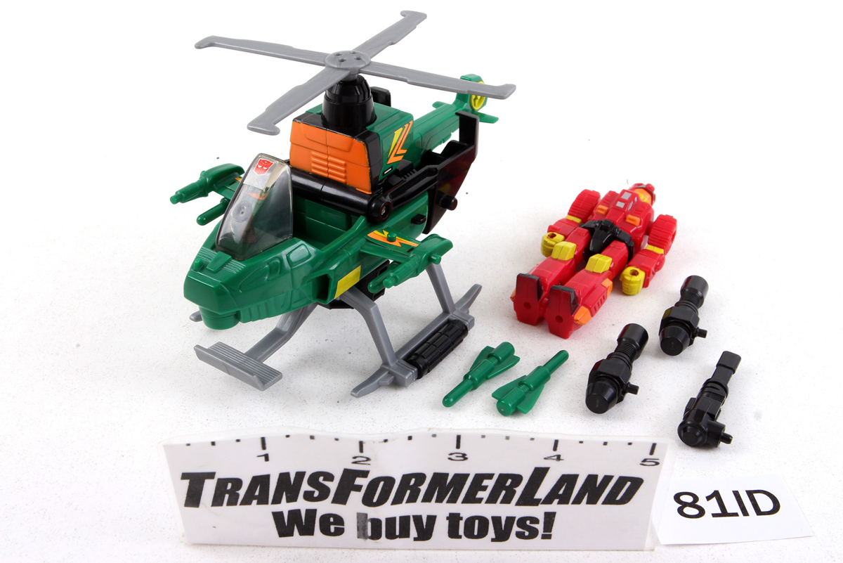 Complete Transformers® G1 Helicopter with Over-Run SKU 397017