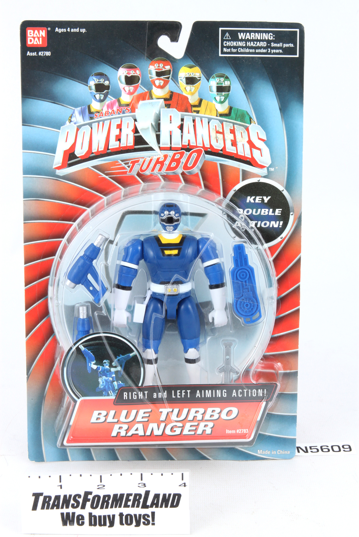 Sealed Power Rangers Turbo 5 Inch
