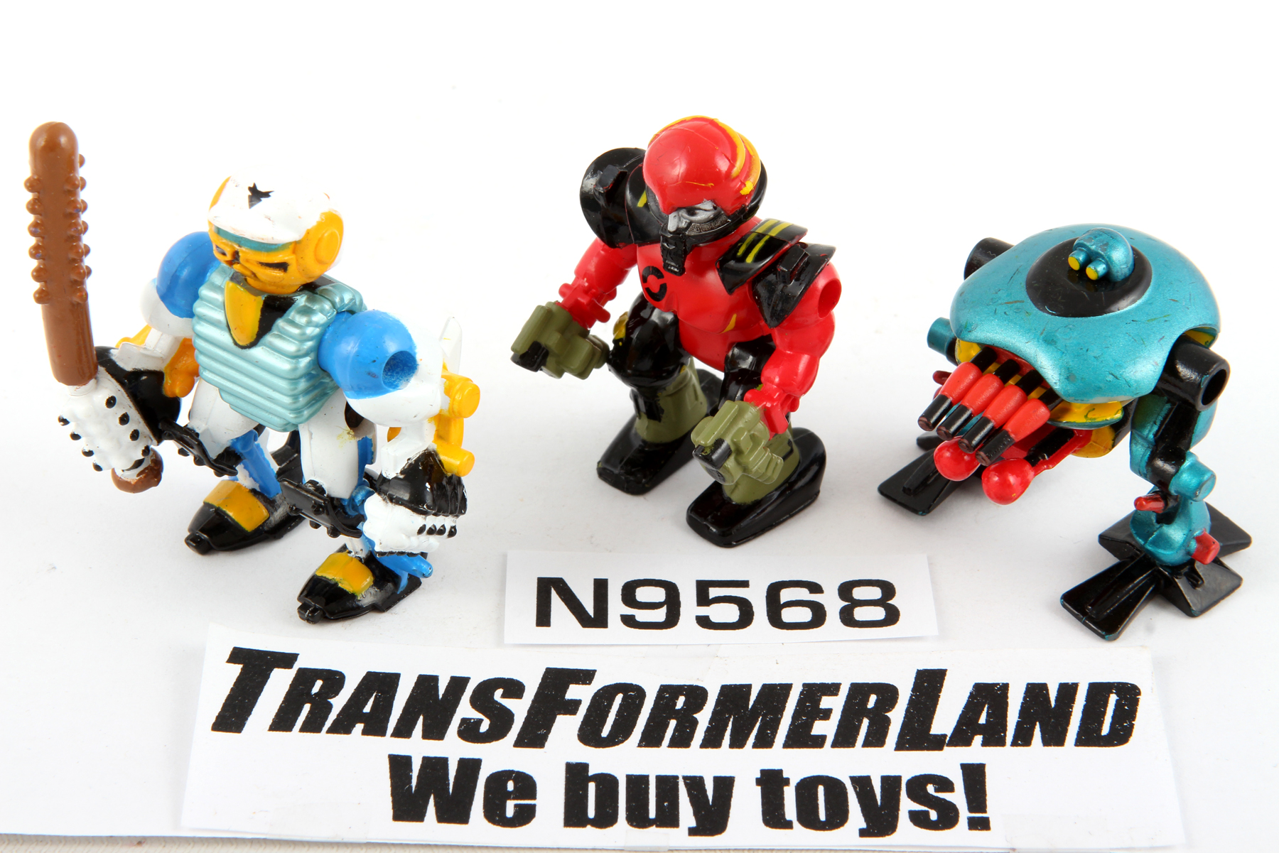 Complete Micro Machines® Zbots 3-Packs Armetor, Homer, Malfactor