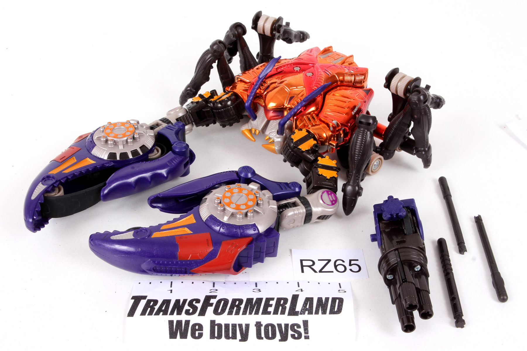 Complete Transformers® Beast Wars Ultra Class Rampage SKU 336658