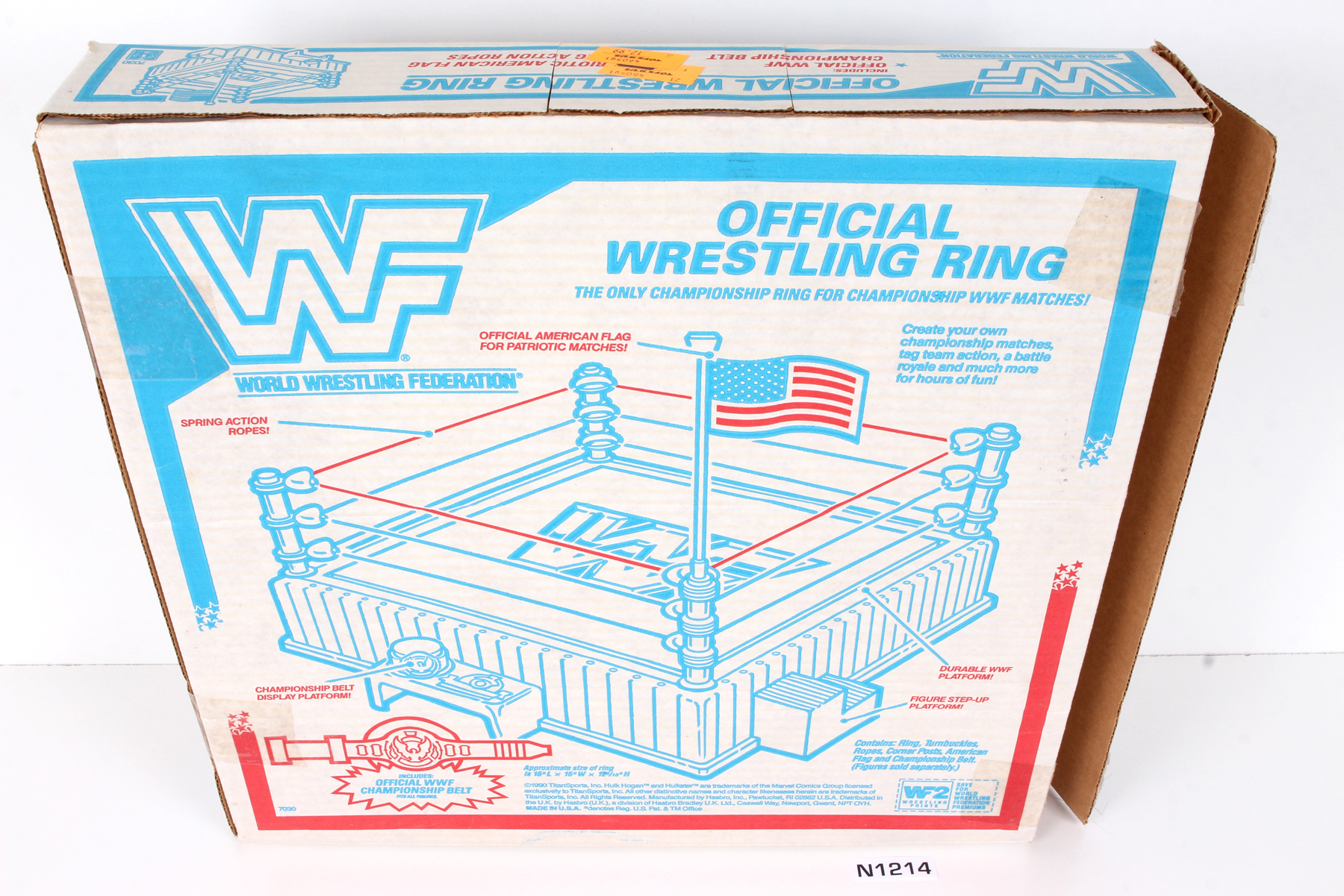 WWF / WORLD WESTLING FEDERATION OFFICIAL RING / KENNER 1989