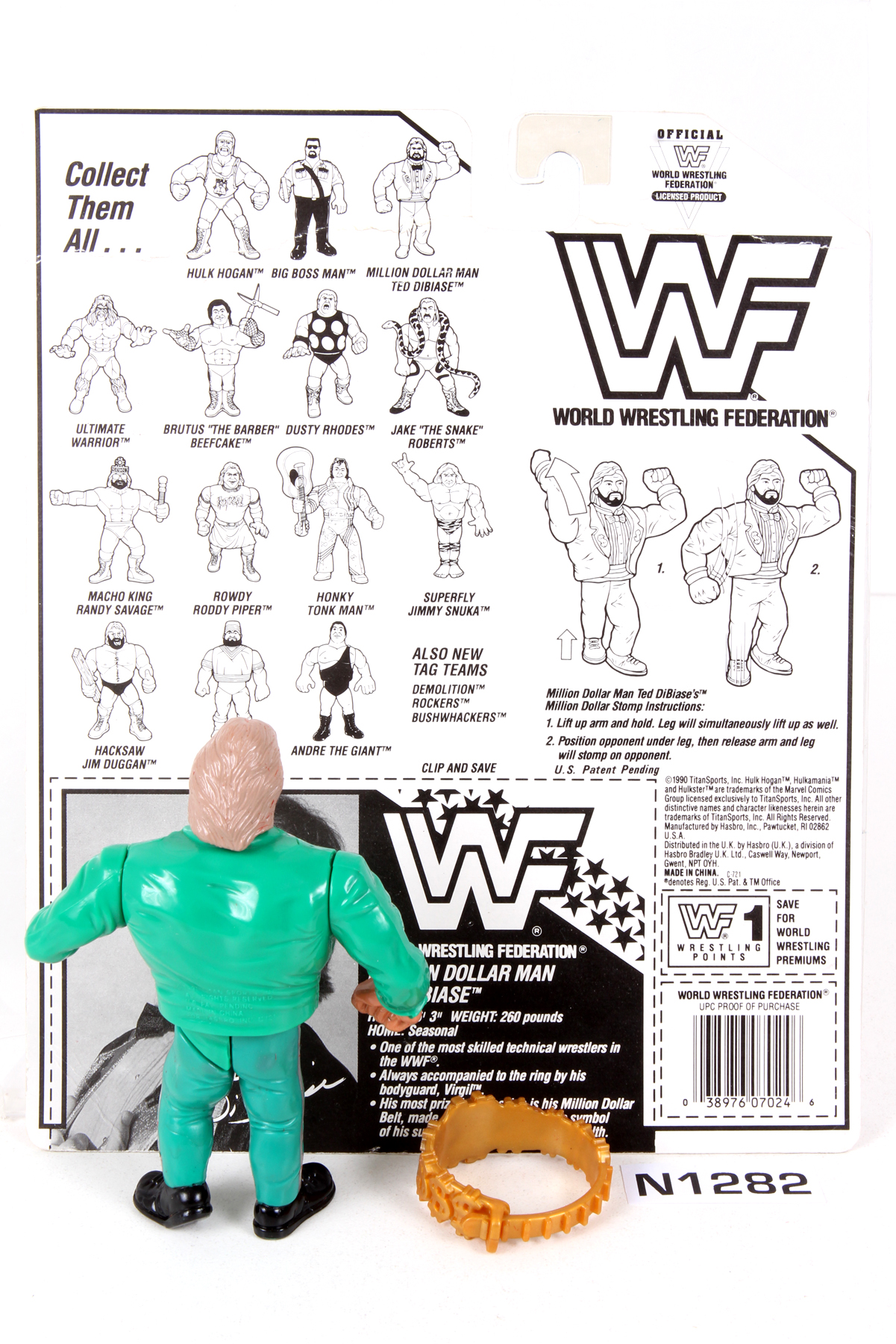 Packaged, not sealed Pro Wrestling® Hasbro WWF Action Figures