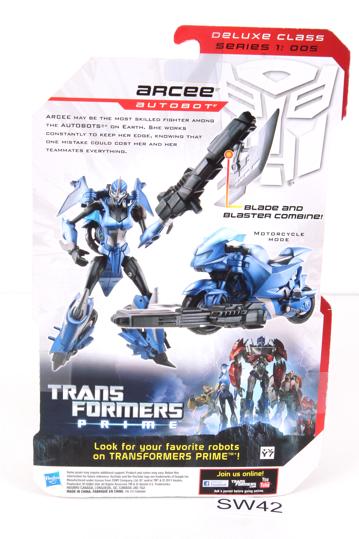 Transformers Prime First Edition Deluxe Arcee Deluxe Action Figure Hasbro -  ToyWiz