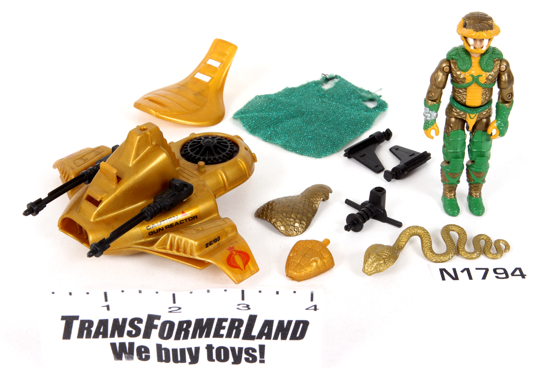 コロラド製 24K G.P. パイライトフィギュア Complete G.I. Joe® A Real American Hero (ARAH) Vehicle and Driver