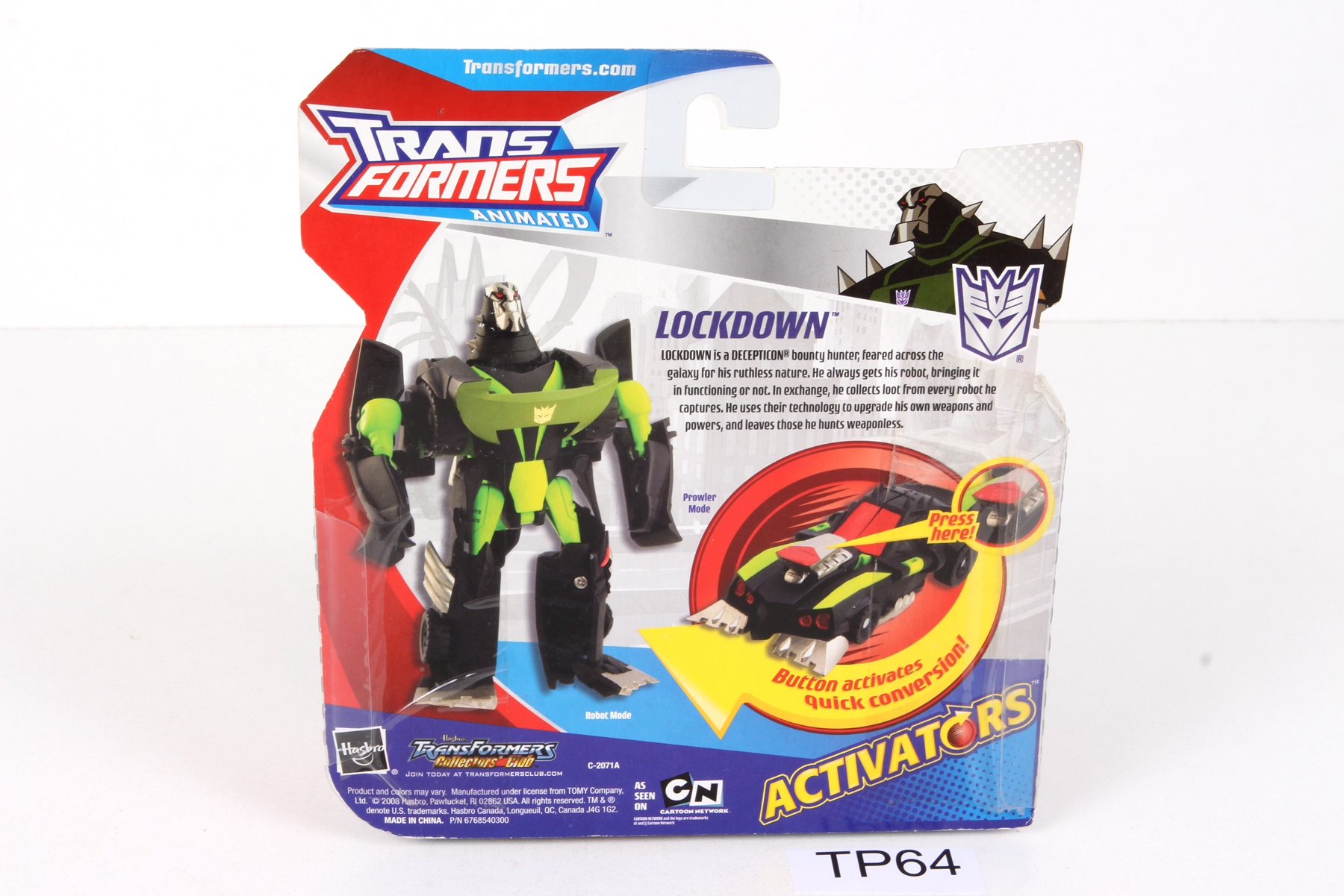 Sealed Transformers® Animated Activators Lockdown SKU 342967