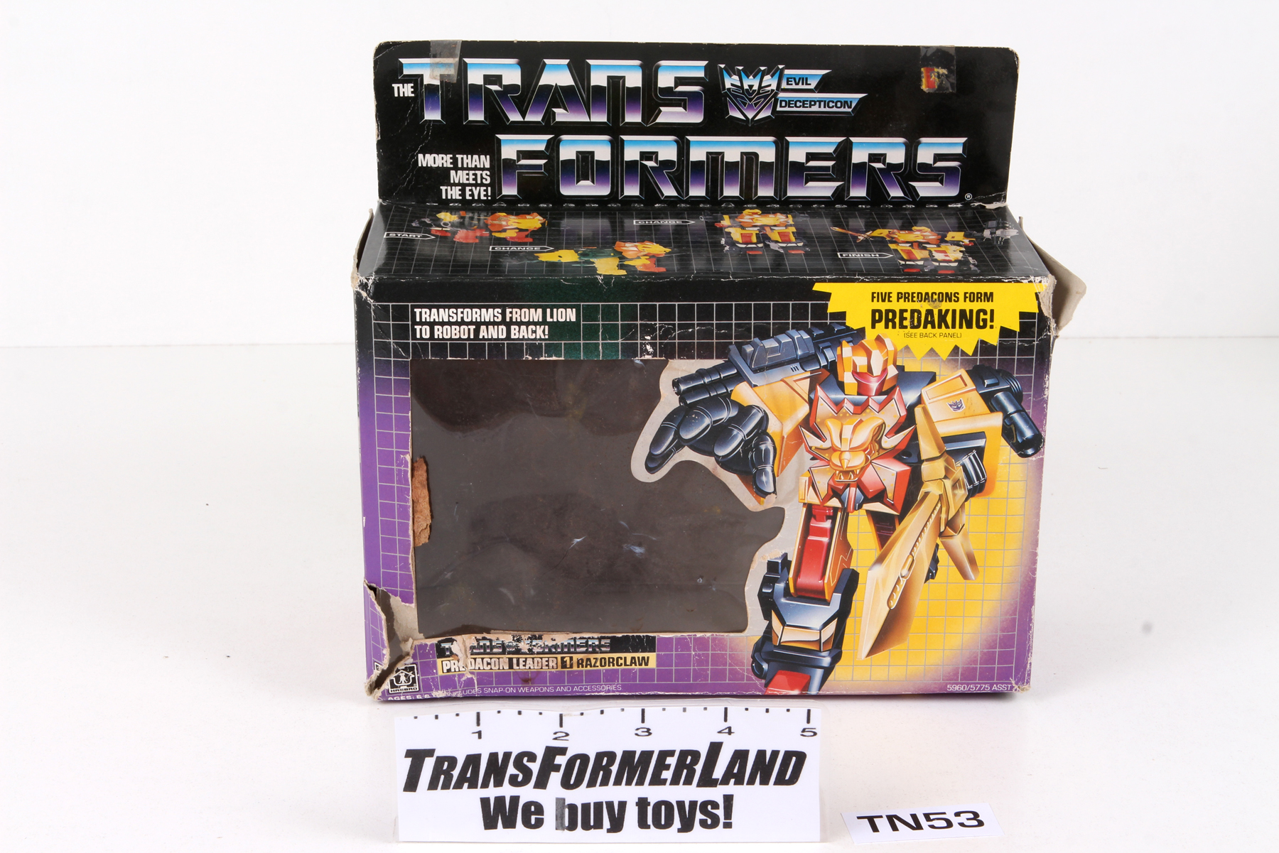 Transformers® G1 Razorclaw Package SKU 342874 | Transformerland.com ...