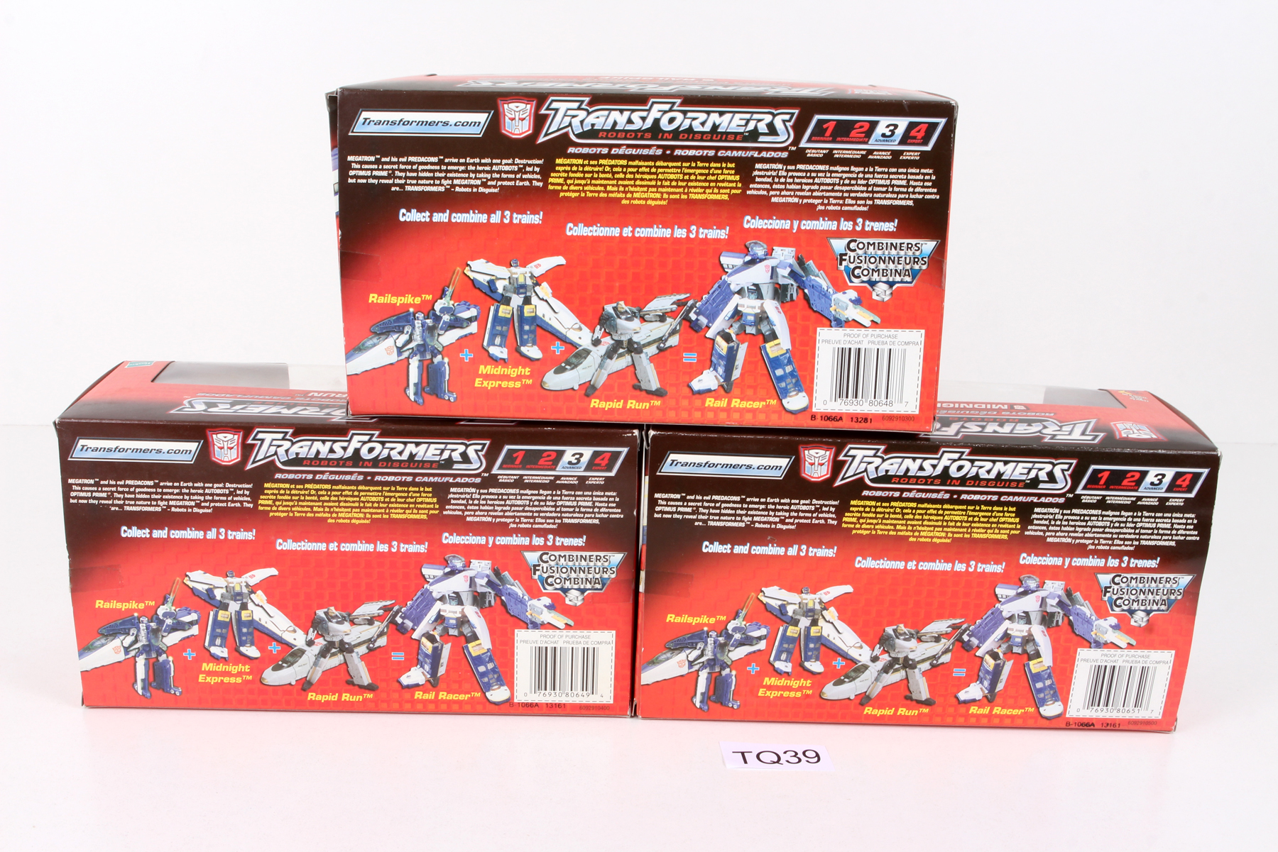 Packaged, not sealed Transformers® Robots in Disguise (RID) Combiners ...