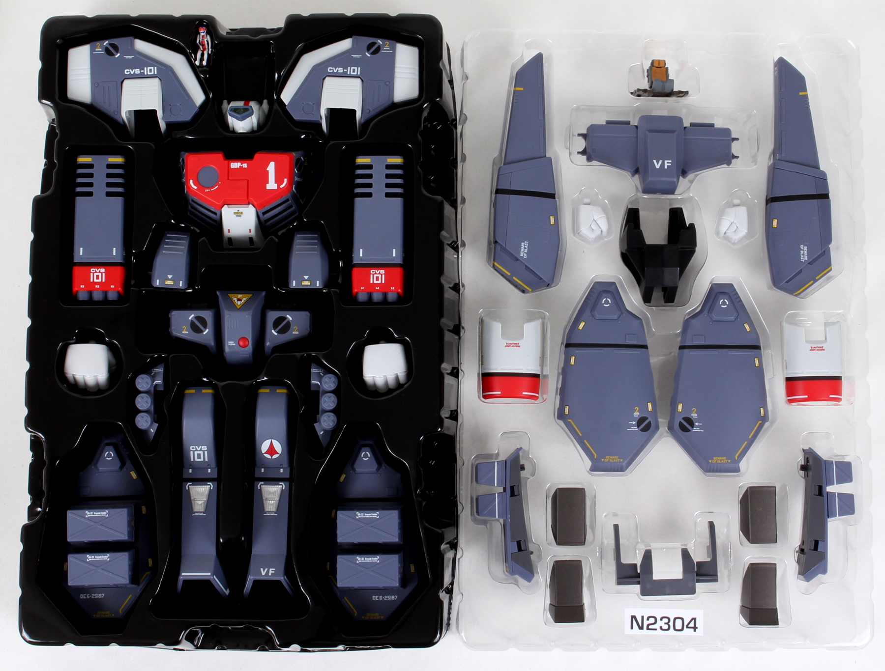Packaged, not sealed Chogokin® Deluxe (DX) VF-1J Armored Valkyrie