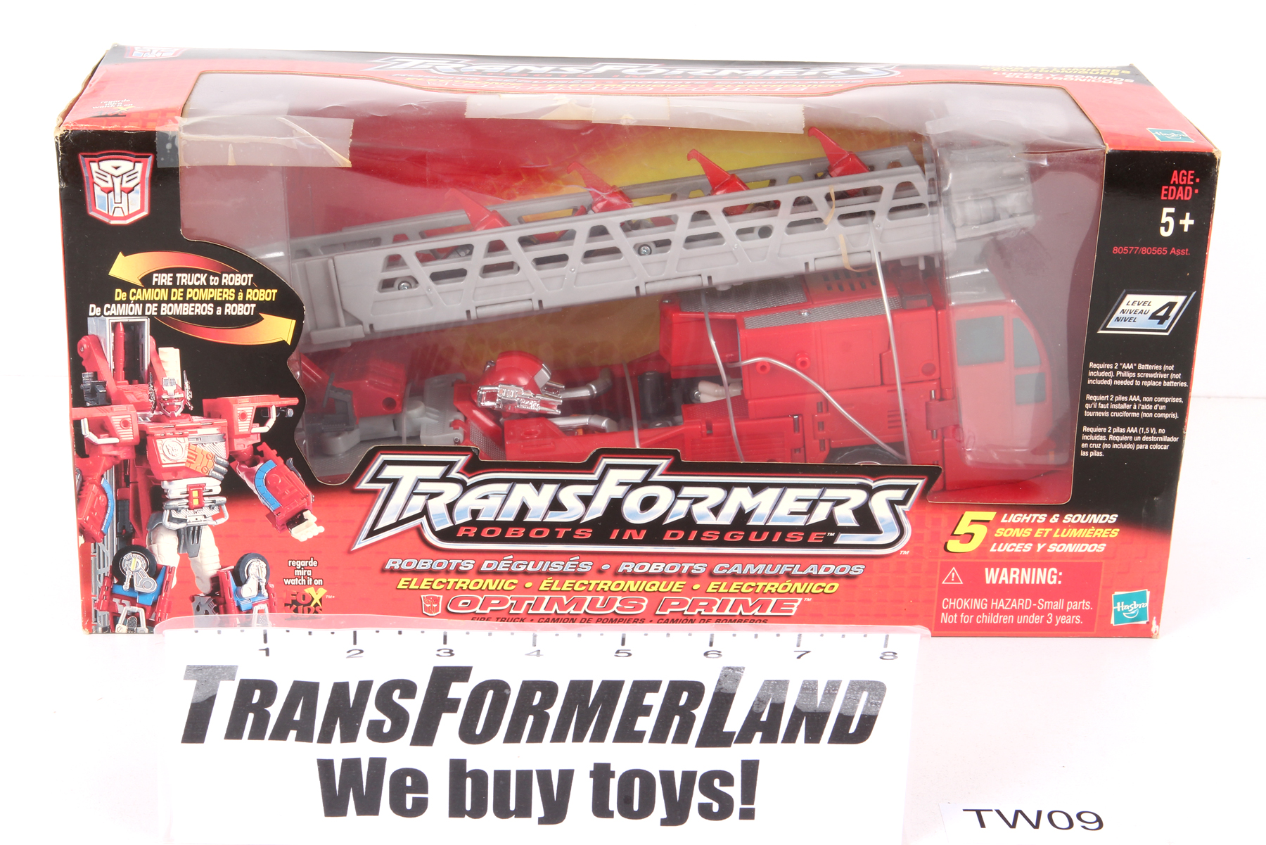 Sealed Transformers® Robots in Disguise (RID) Super Class Optimus