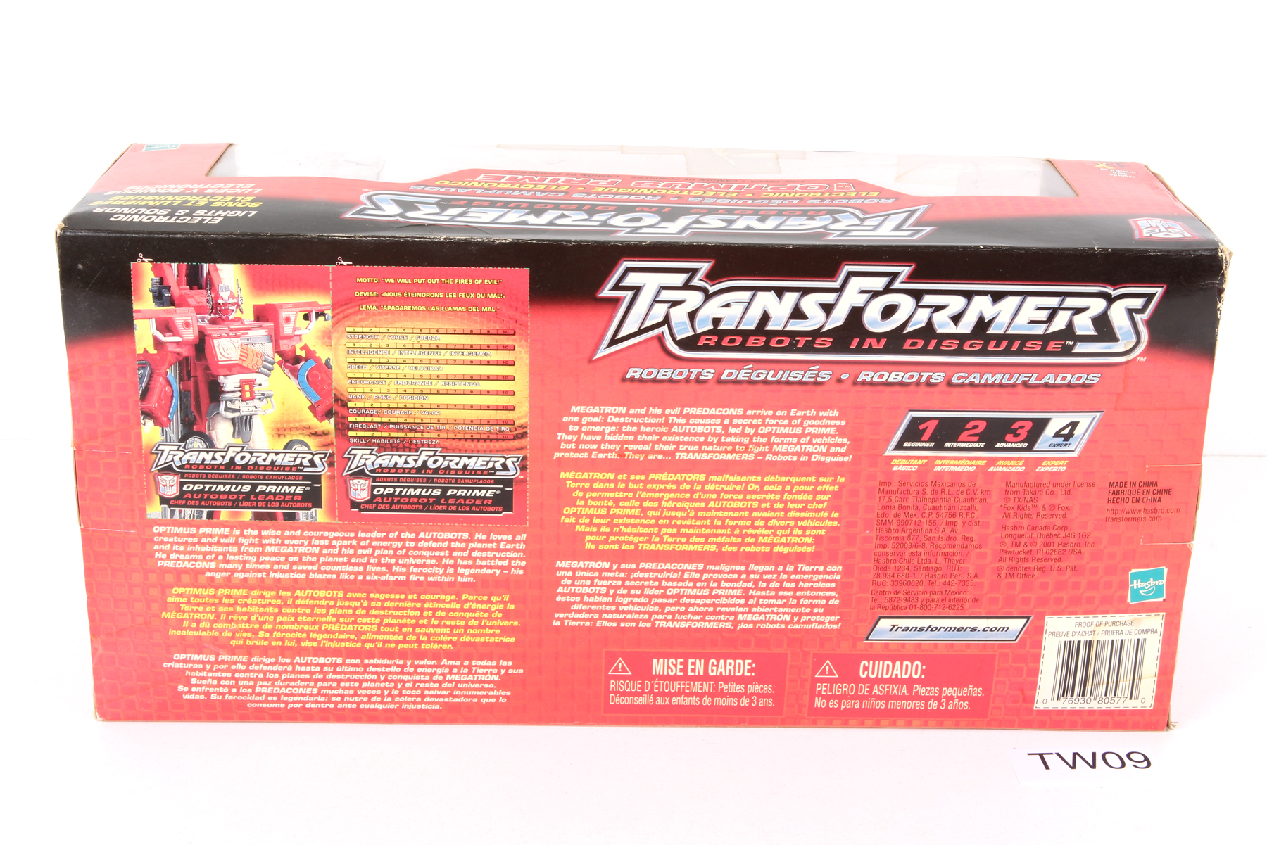 Sealed Transformers® Robots in Disguise (RID) Super Class Optimus