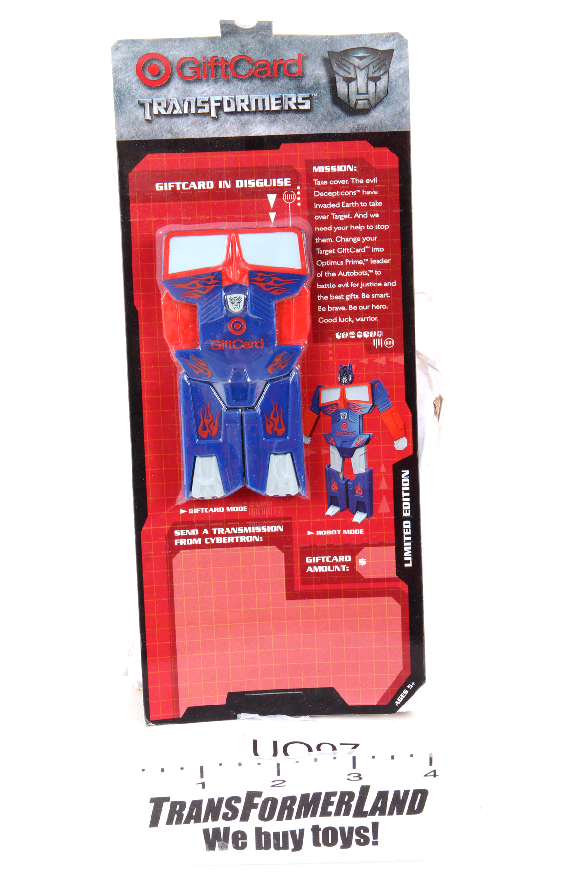 Sealed Transformers® Movie TF Merch Optimus Prime Transforming