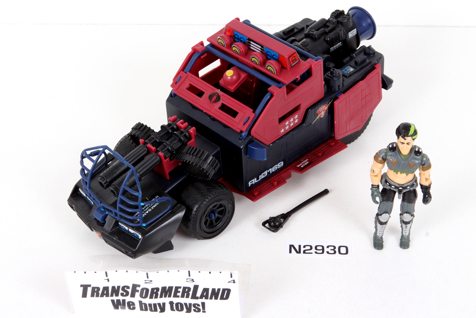 Complete G.I. Joe® A Real American Hero (ARAH) Vehicle and Driver