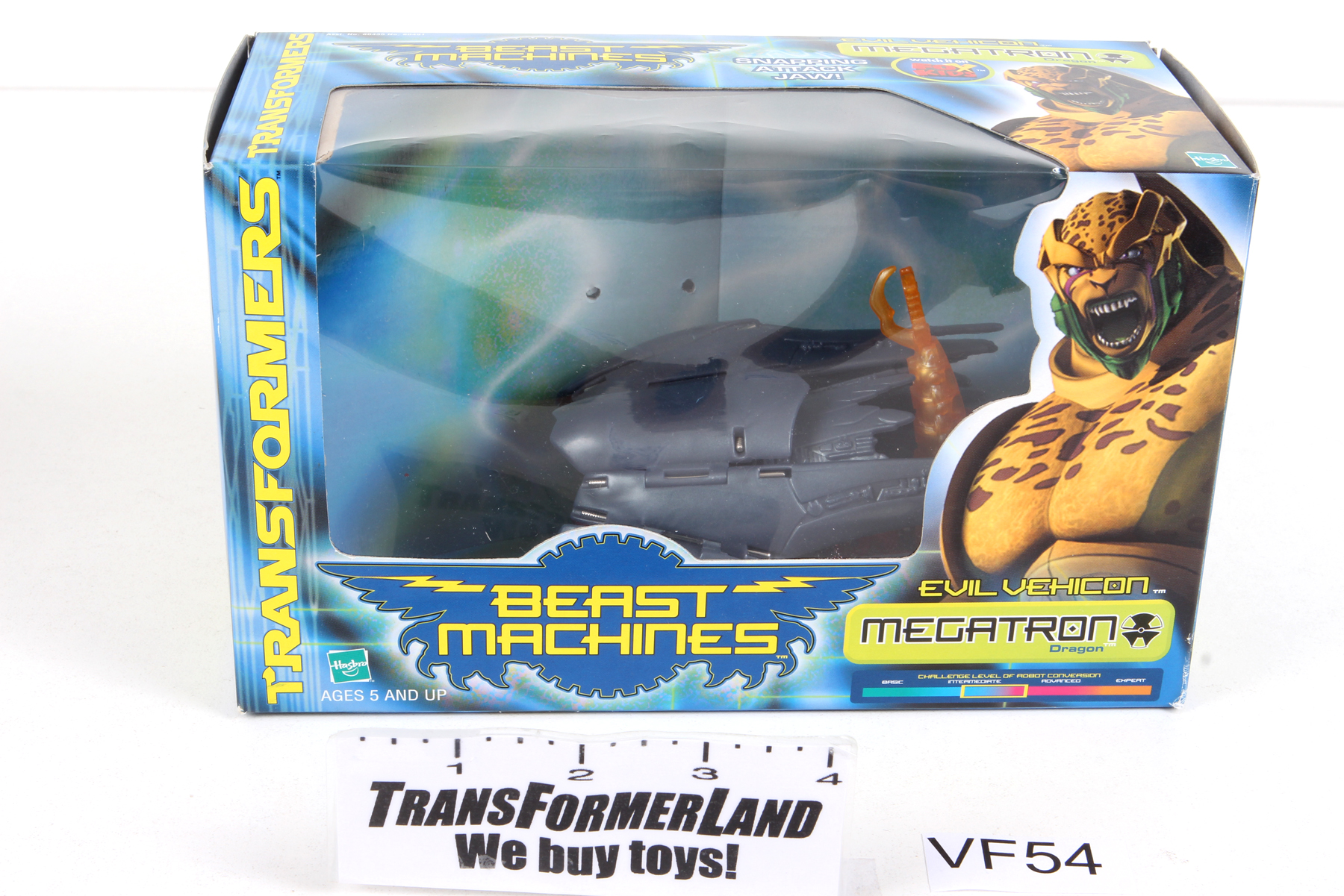 Packaged, not sealed Transformers® Beast Machines Mega Class Megatron ...