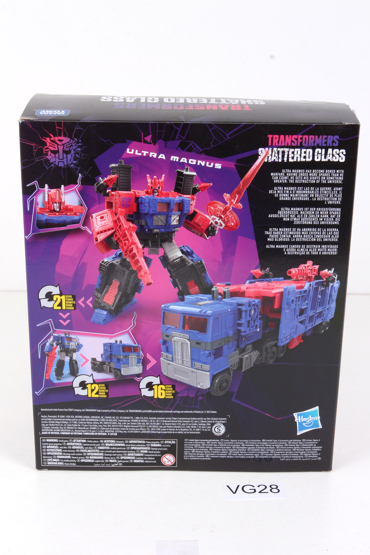 Packaged, not sealed Transformers® Shattered Glass Collection