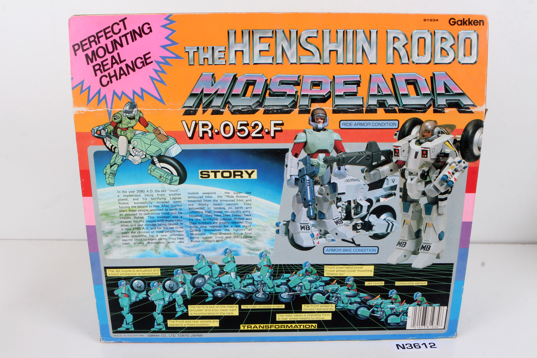 Packaged, not sealed Macross / Robotech® The Henshin Robo DX