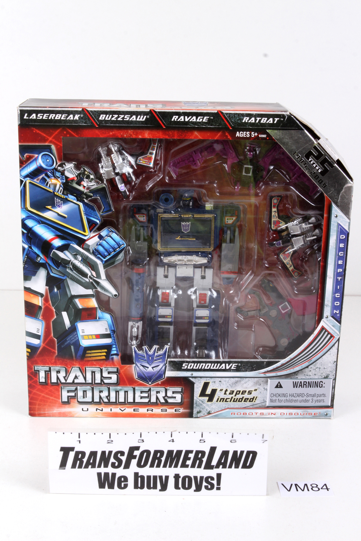 Packaged, not sealed Transformers® Universe 2 Commemorative