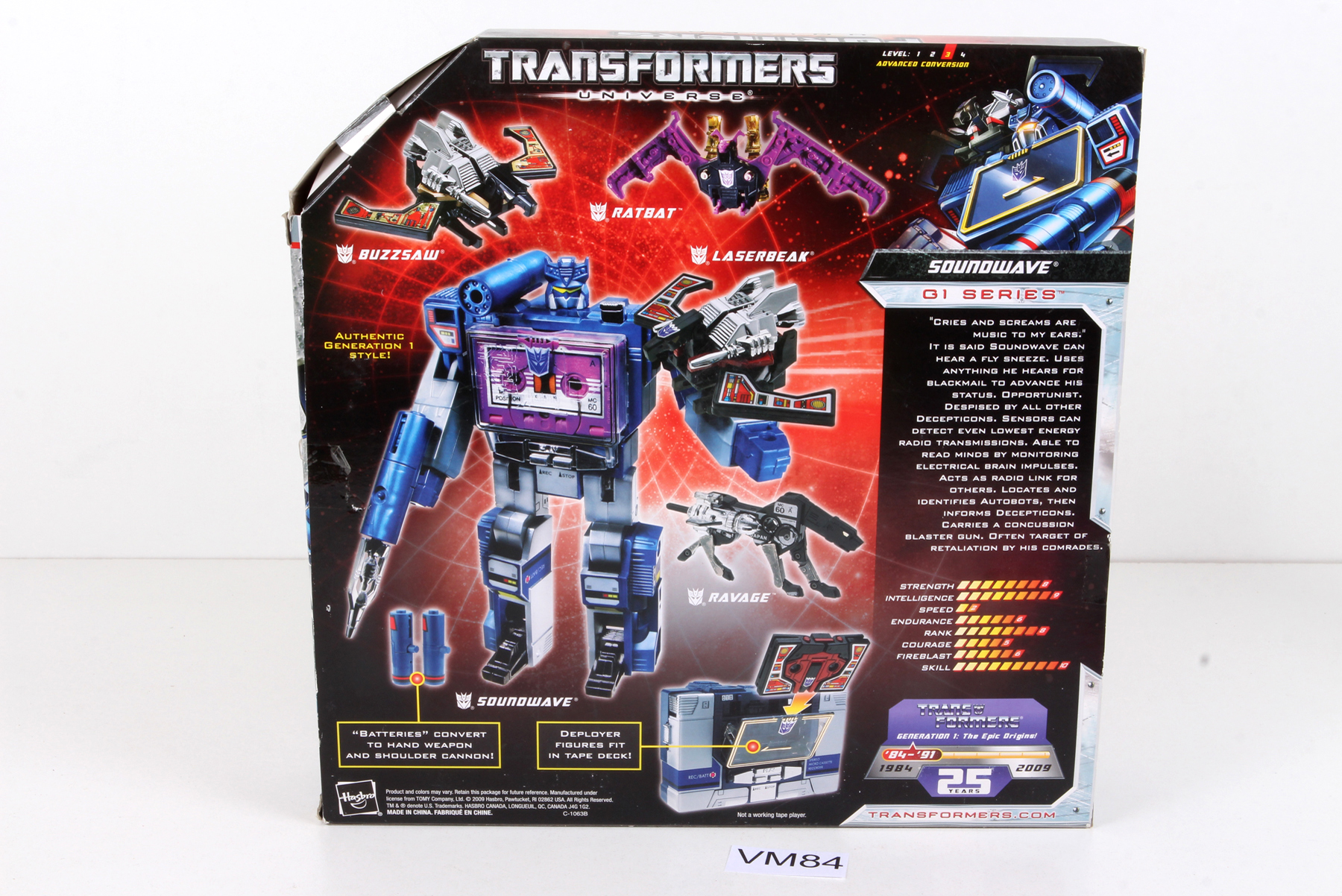 Packaged, not sealed Transformers® Universe 2 Commemorative