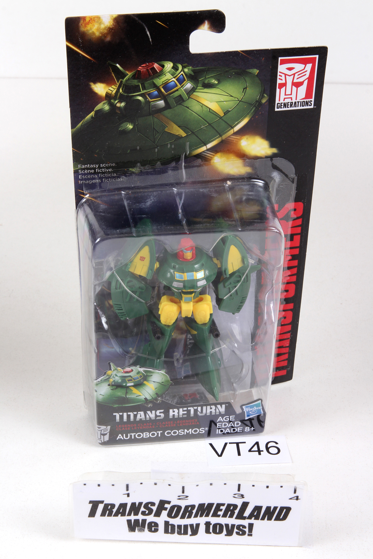 Transformers Generations Titans Return – Figura Legends Class Autobot Cosmos, 9,5 Cm, Convertibile In Hovercraft - 4
