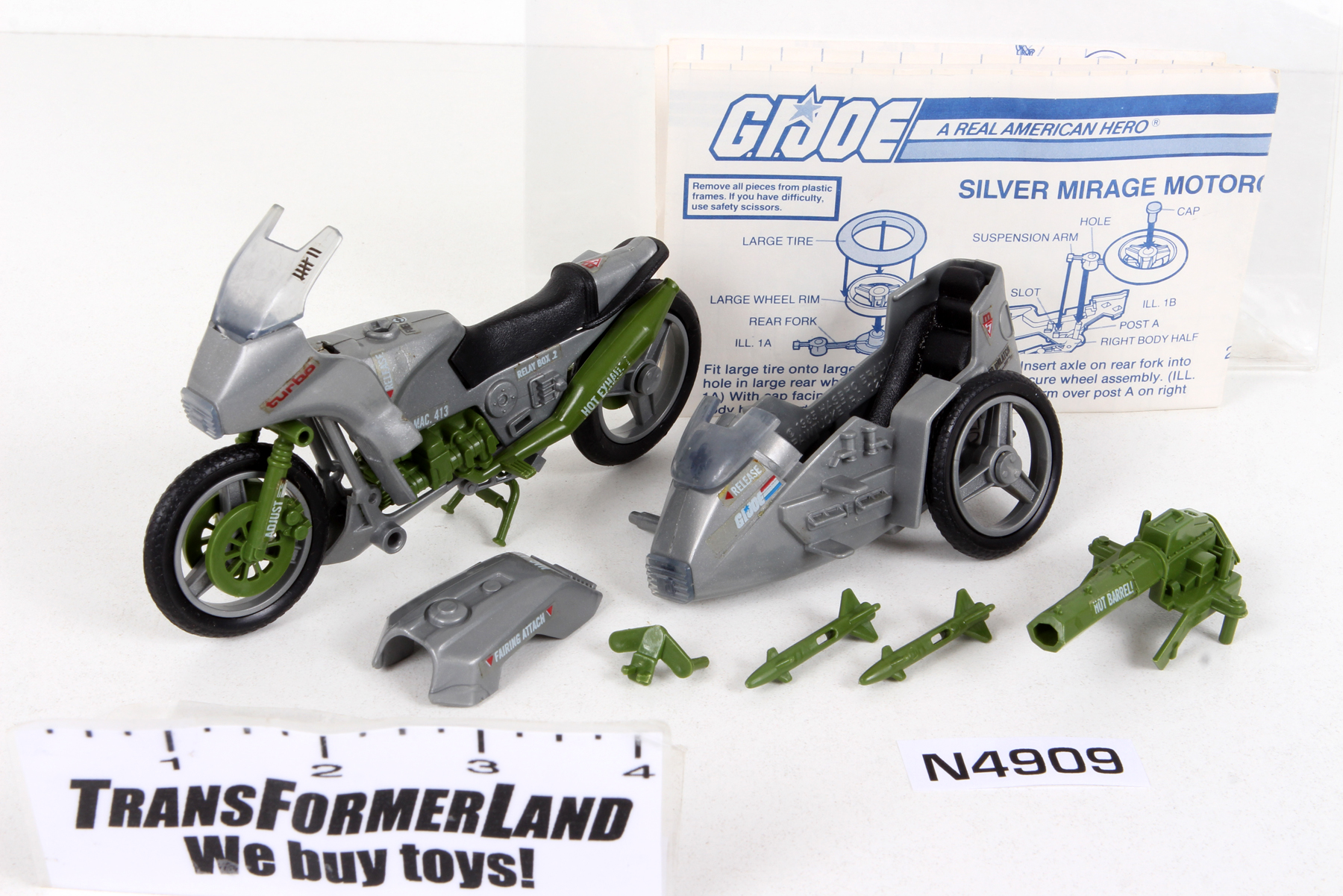 Complete G.I. Joe® A Real American Hero (ARAH) Vehicles Silver