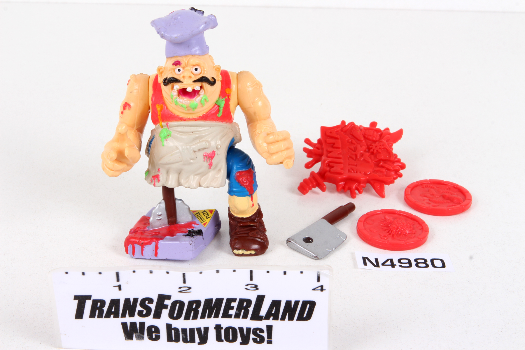 【90sデッドストック】スクリーミン 1/4レザーフェイス ソフビキット 当時物 Complete Teenage Mutant Ninja Turtles (TMNT)® Original Toyline