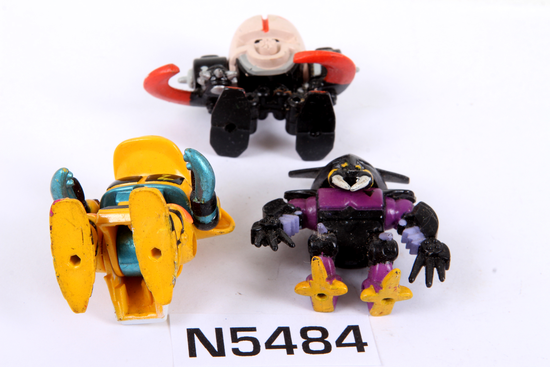 Complete Micro Machines® Zbots Bitebots Brainiax, Gowge, Gripjawz