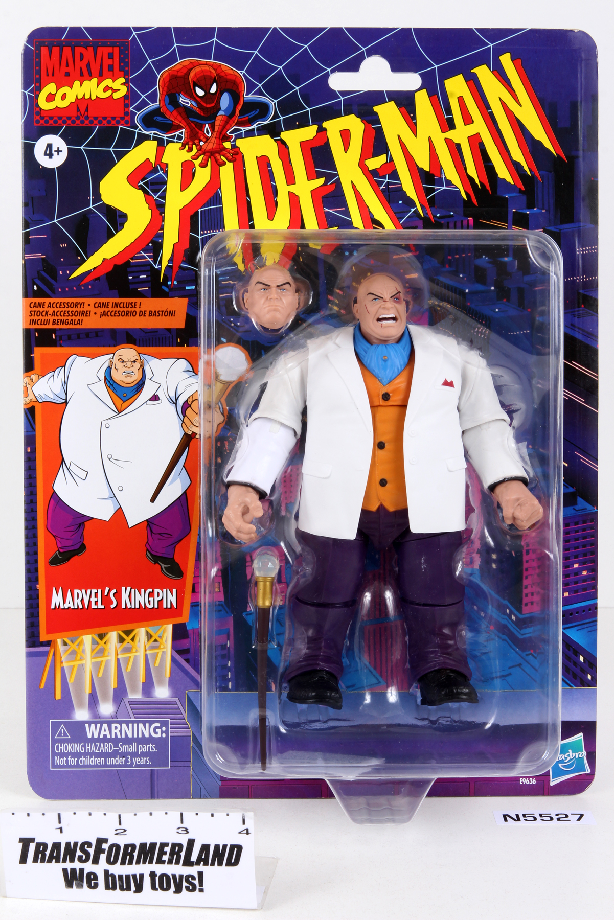Hasbro Spider-Man Retro Marvel Legends Kingpin Action Figure Set 3