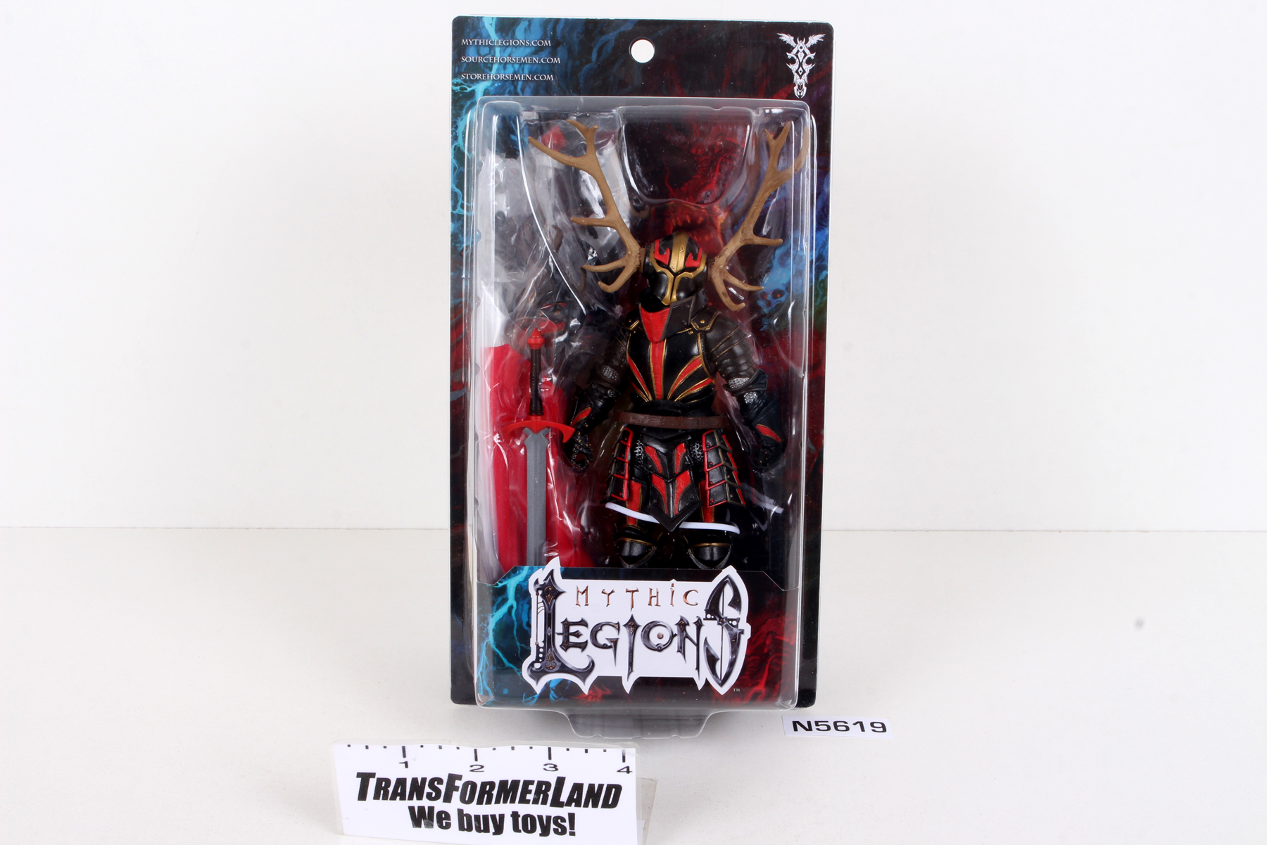 Packaged, not sealed Mythic Legions® Wave 1 Gorgo Aetherblade SKU