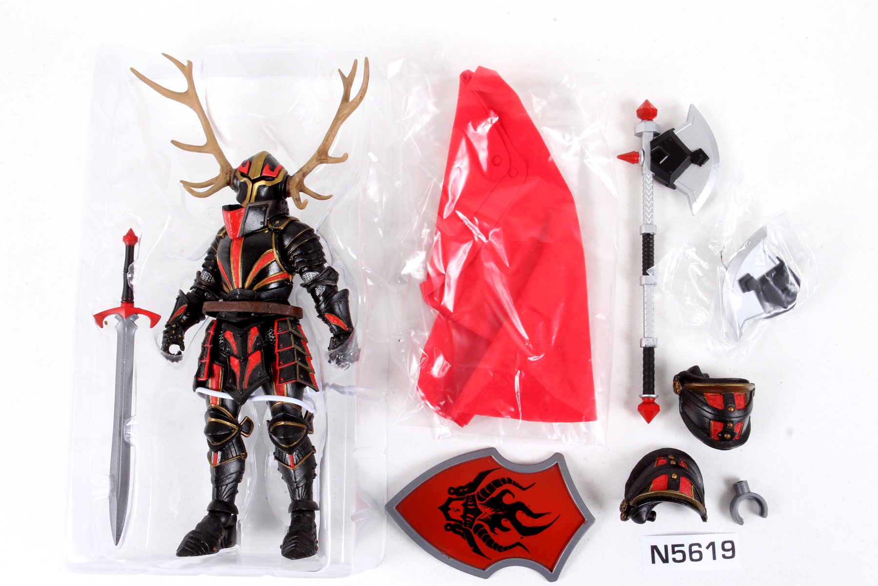 Packaged, not sealed Mythic Legions® Wave 1 Gorgo Aetherblade SKU