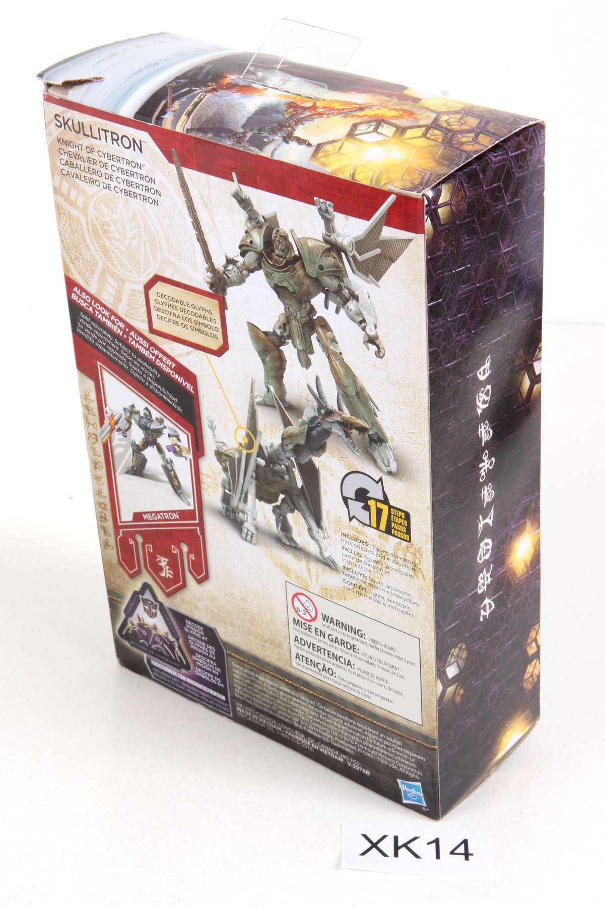Hasbro Transformers: The Last Knight - Action Figure Deluxe Skullitron, Altezza 15 Cm, Robot Giocattolo