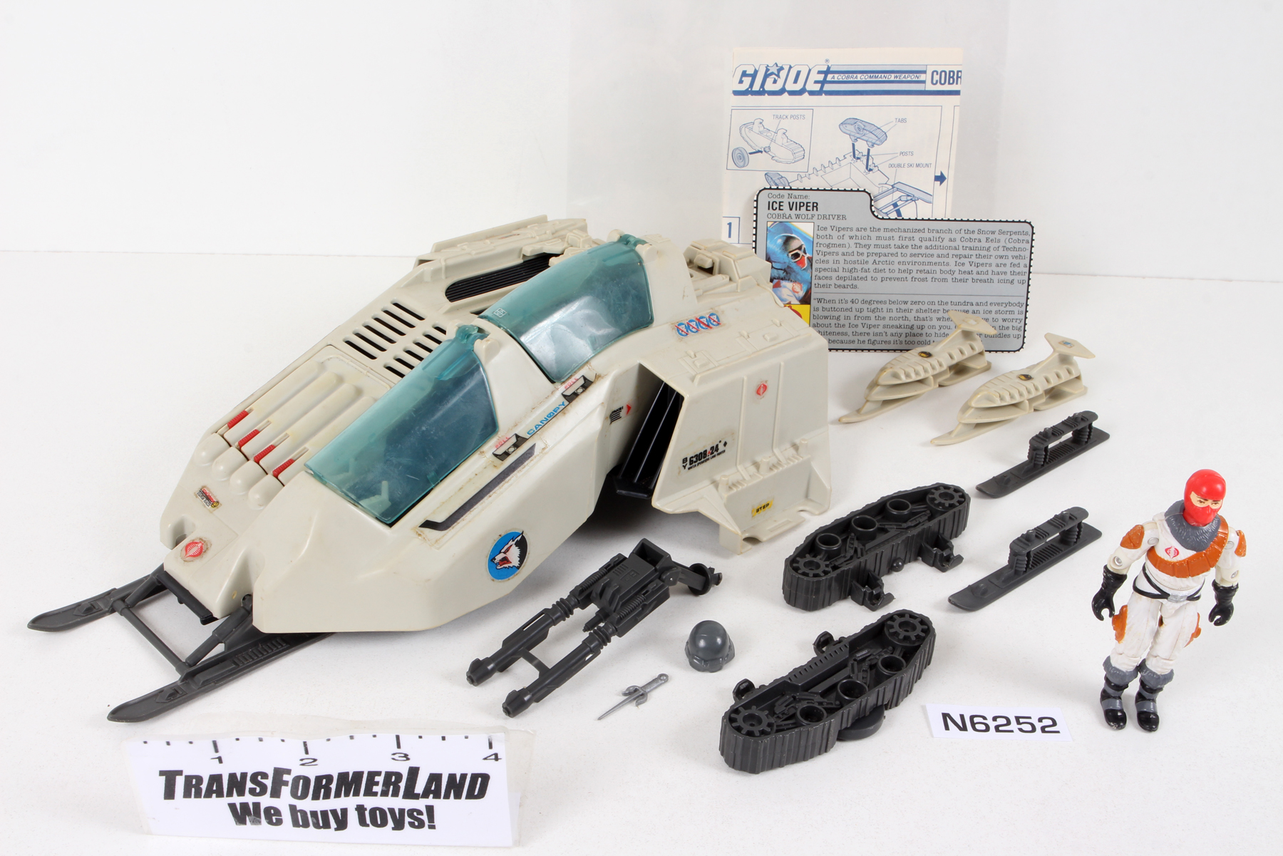 Complete G.I. Joe® A Real American Hero (ARAH) Vehicle and Driver