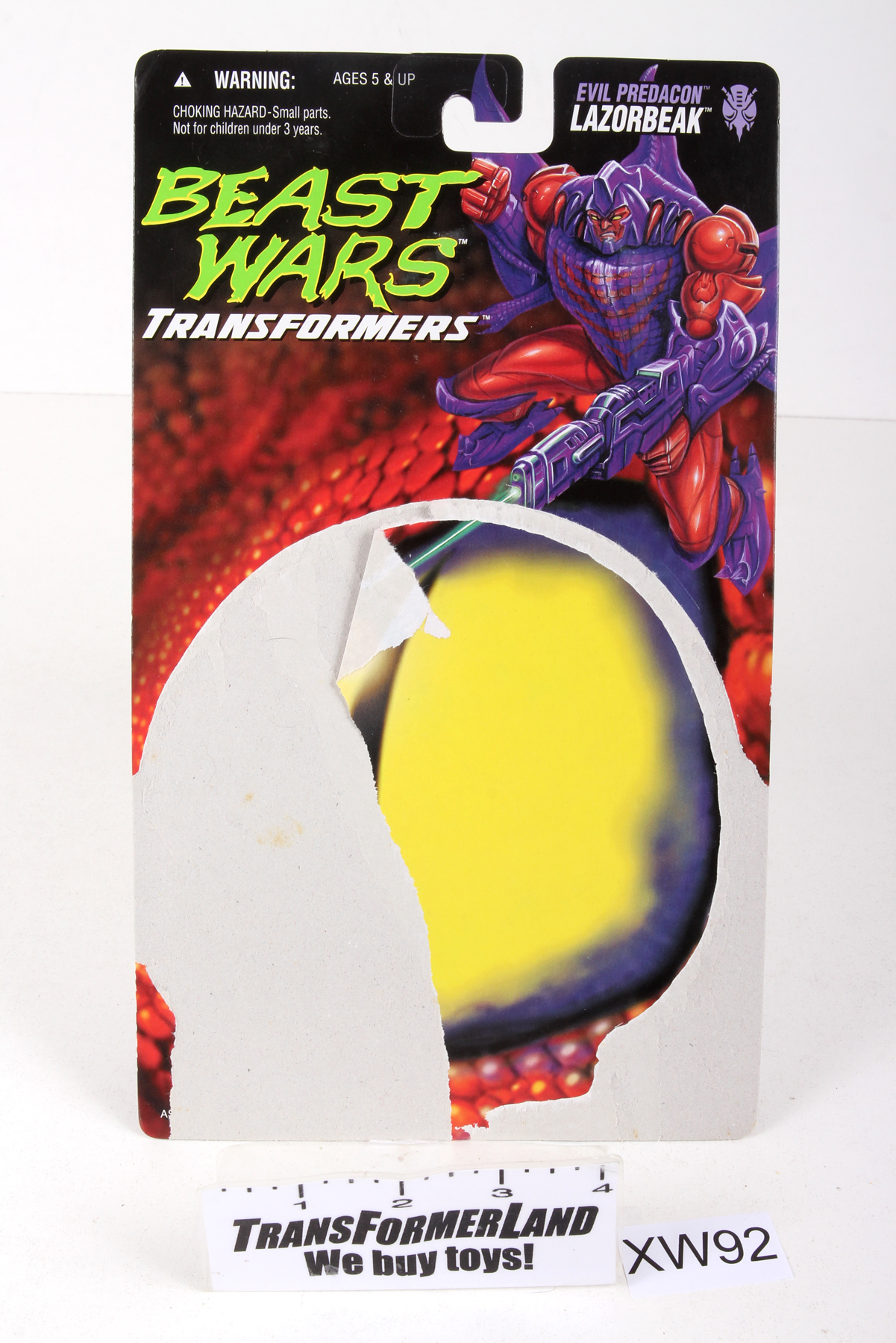 Transformers® Beast Wars Basic Class Lazorbeak Package SKU 358827 ...