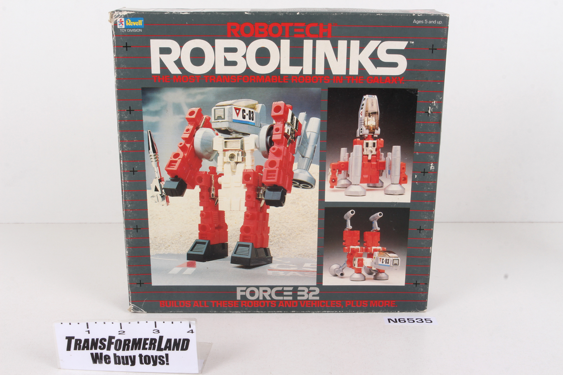 Packaged, not sealed Macross / Robotech® Robolinks Construction