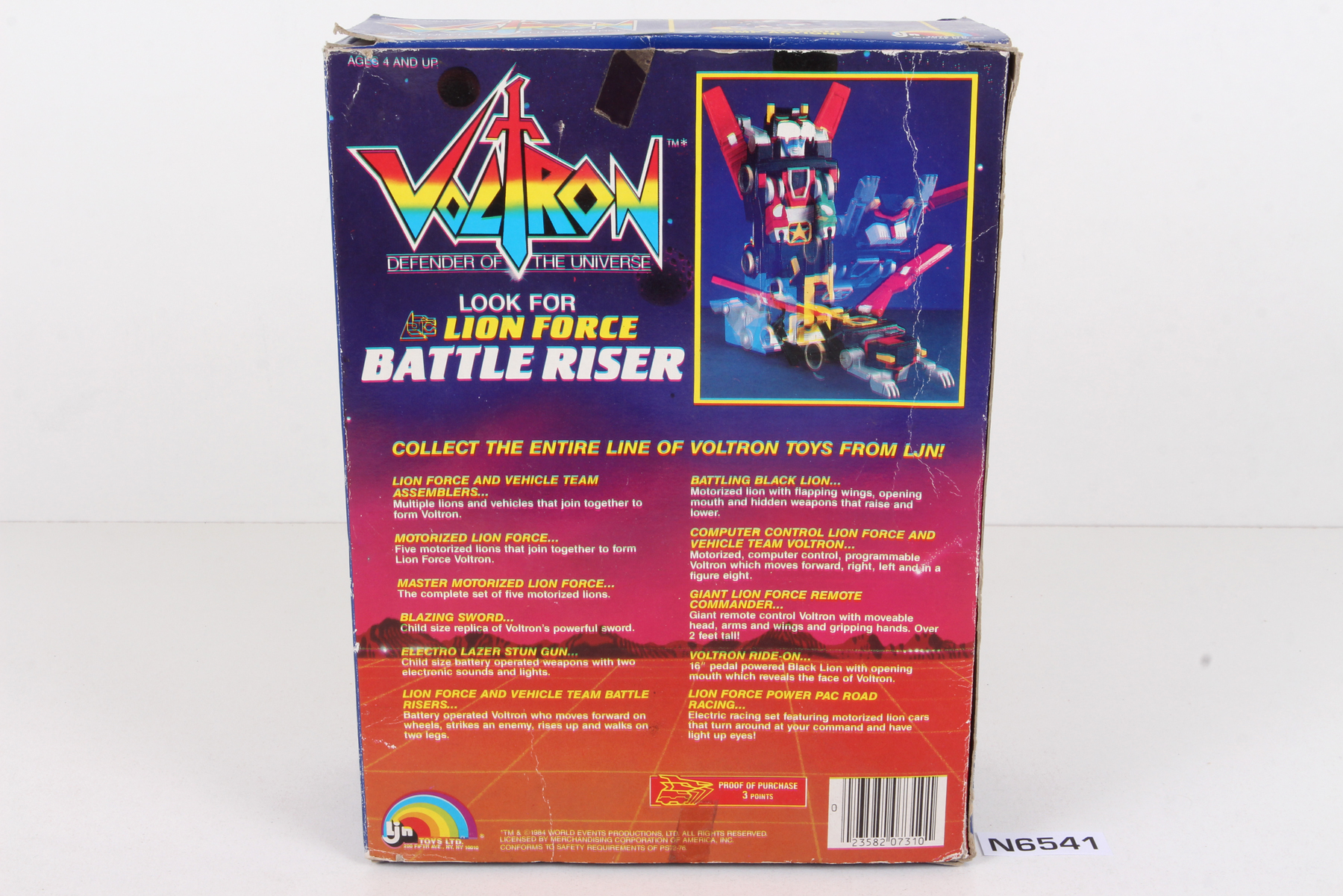 Packaged, not sealed Voltron® LJN Electronic Vehicles Vehicle Team