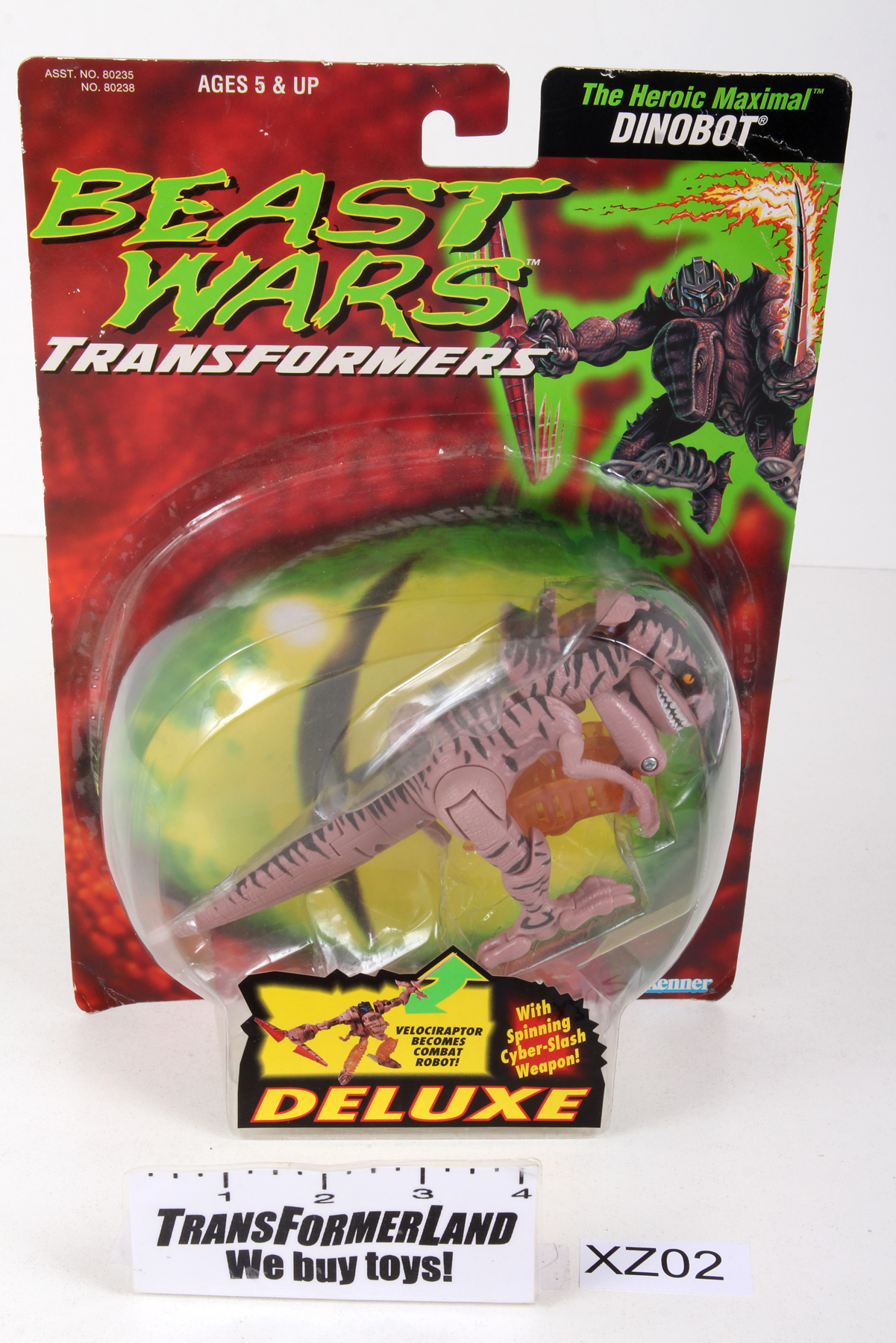 Sealed Transformers® Beast Wars Deluxe Class Dinobot SKU 359202