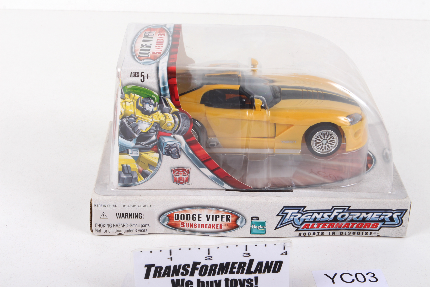 Sealed Transformers® Alternators 124 Scale Sunstreaker SKU 359680