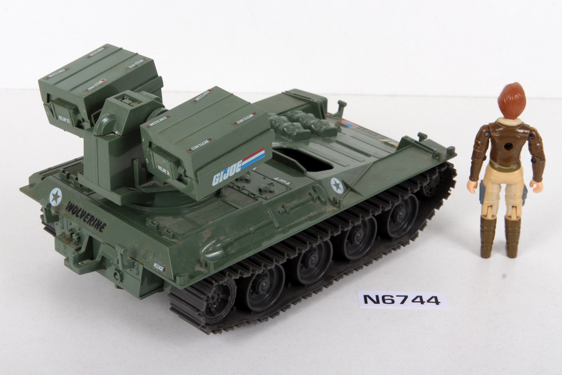 シズキョウ　U.S. ARMY ロケットMX プラモデル Complete G.I. Joe® A Real American Hero (ARAH) Vehicle and Driver
