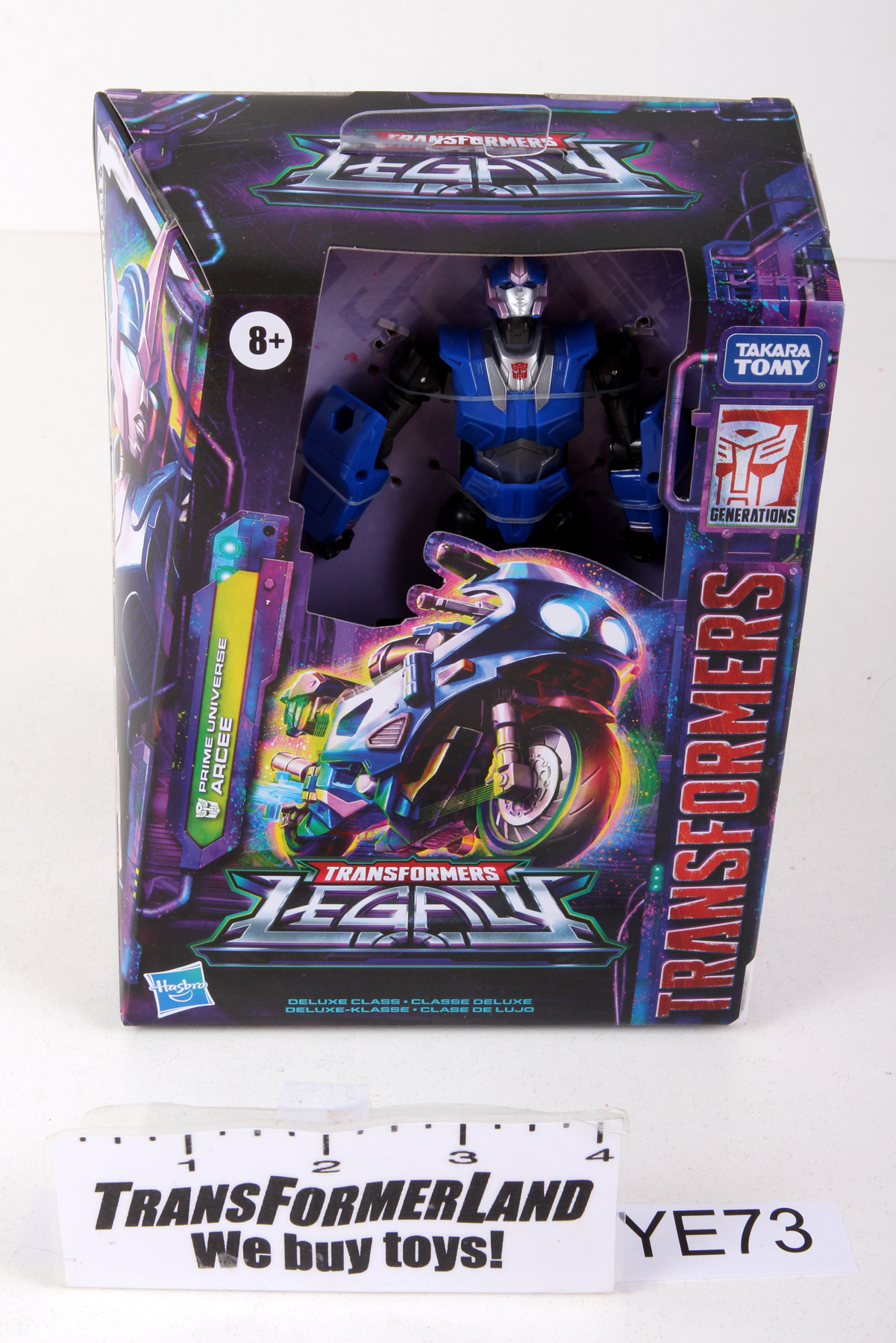 Transformers Generations Legacy Deluxe Prime Universe Arcee Action Figure 